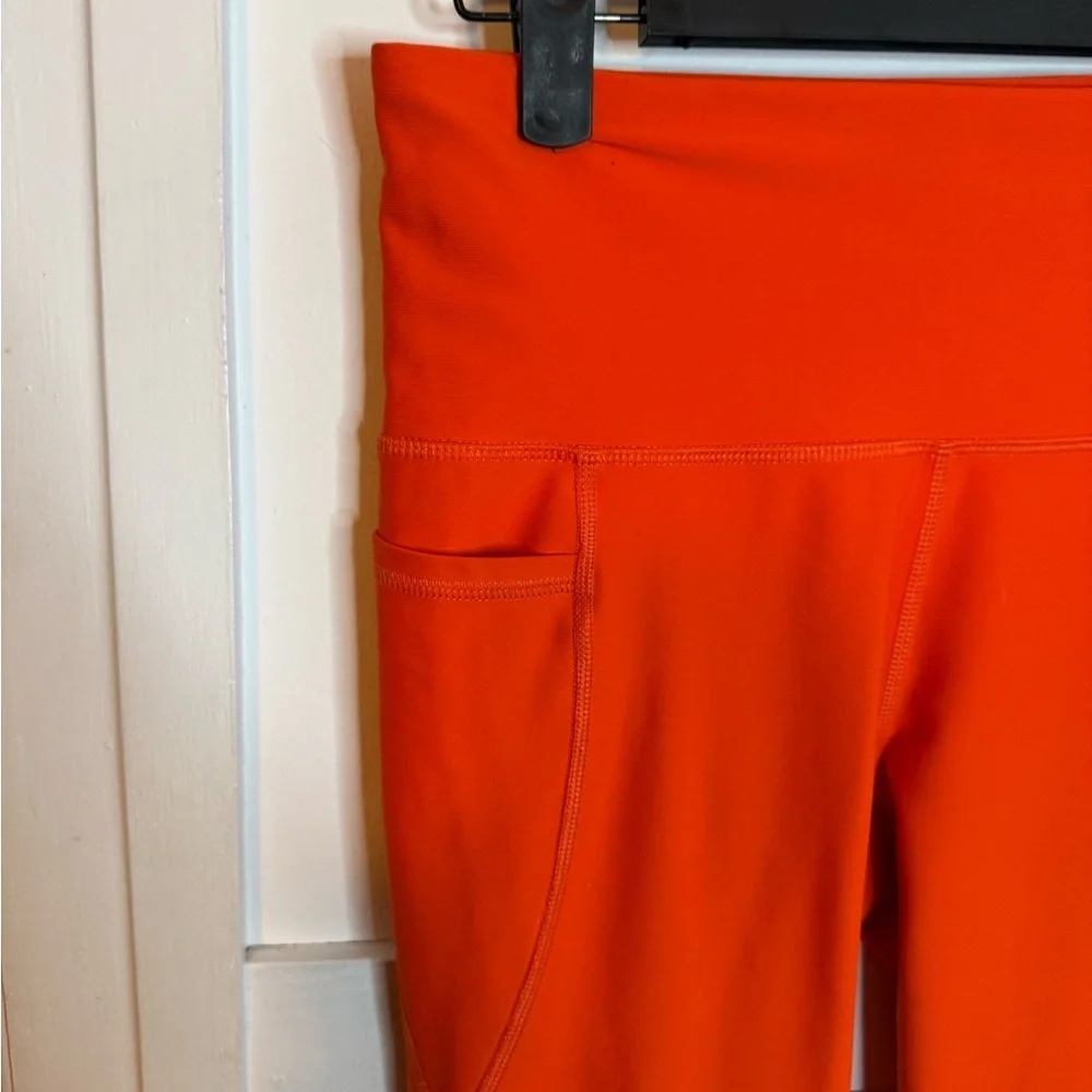 Old Navy Active Bright Poppy Powersoft Elevate Hr Leggings